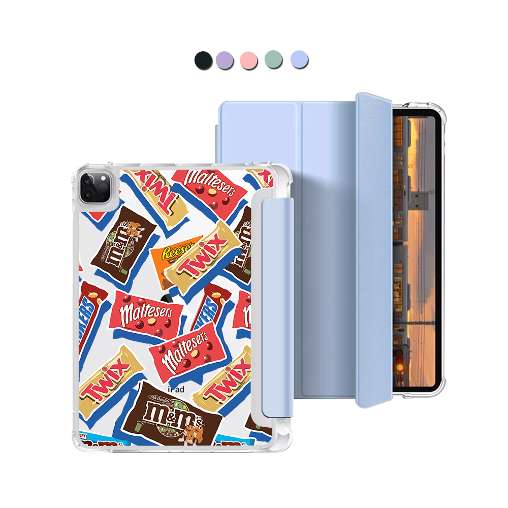 iPad Macaron Flip Cover - Choco Sweet