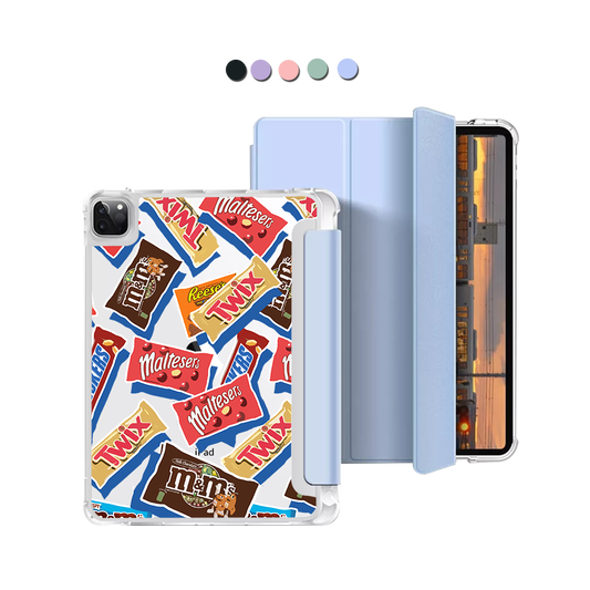iPad Macaron Flip Cover - Choco Sweet