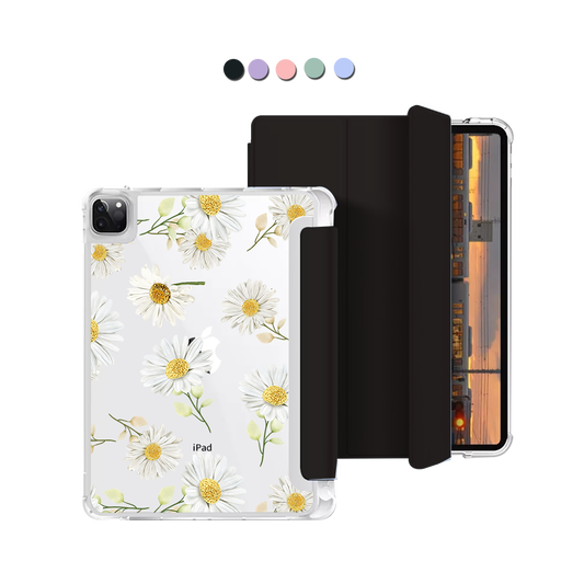 iPad Macaron Flip Cover - October Chrysanthemum