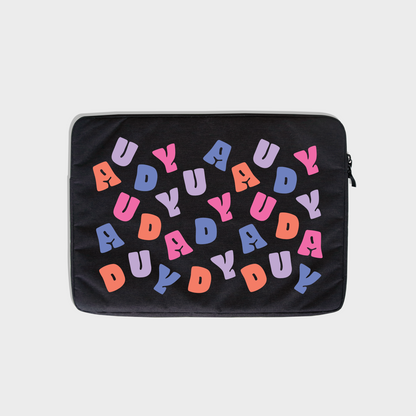 Universal Laptop Pouch - Chubby Monogram