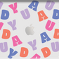 MacBook Snap Case - Chubby Monogram
