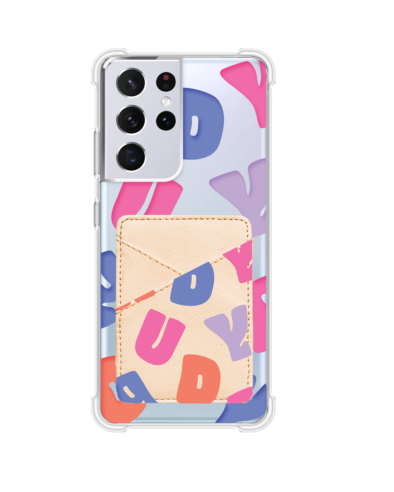 Android Phone Wallet Case - Chubby Monogram