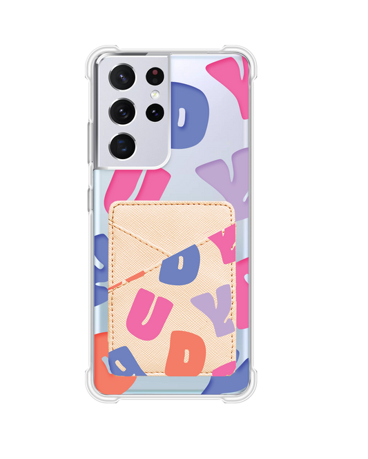 Android Phone Wallet Case - Chubby Monogram