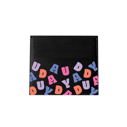 6 Slots Card Holder - Chubby Monogram