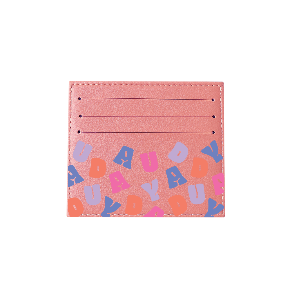 6 Slots Card Holder - Chubby Monogram