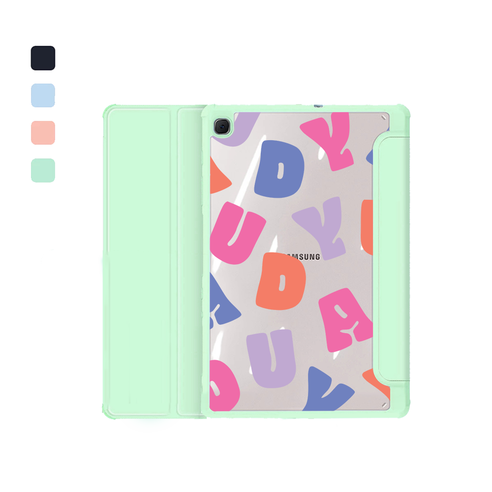 Android Tab Acrylic Flipcover - Chubby Monogram