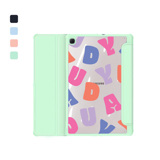 Android Tab Acrylic Flipcover - Chubby Monogram