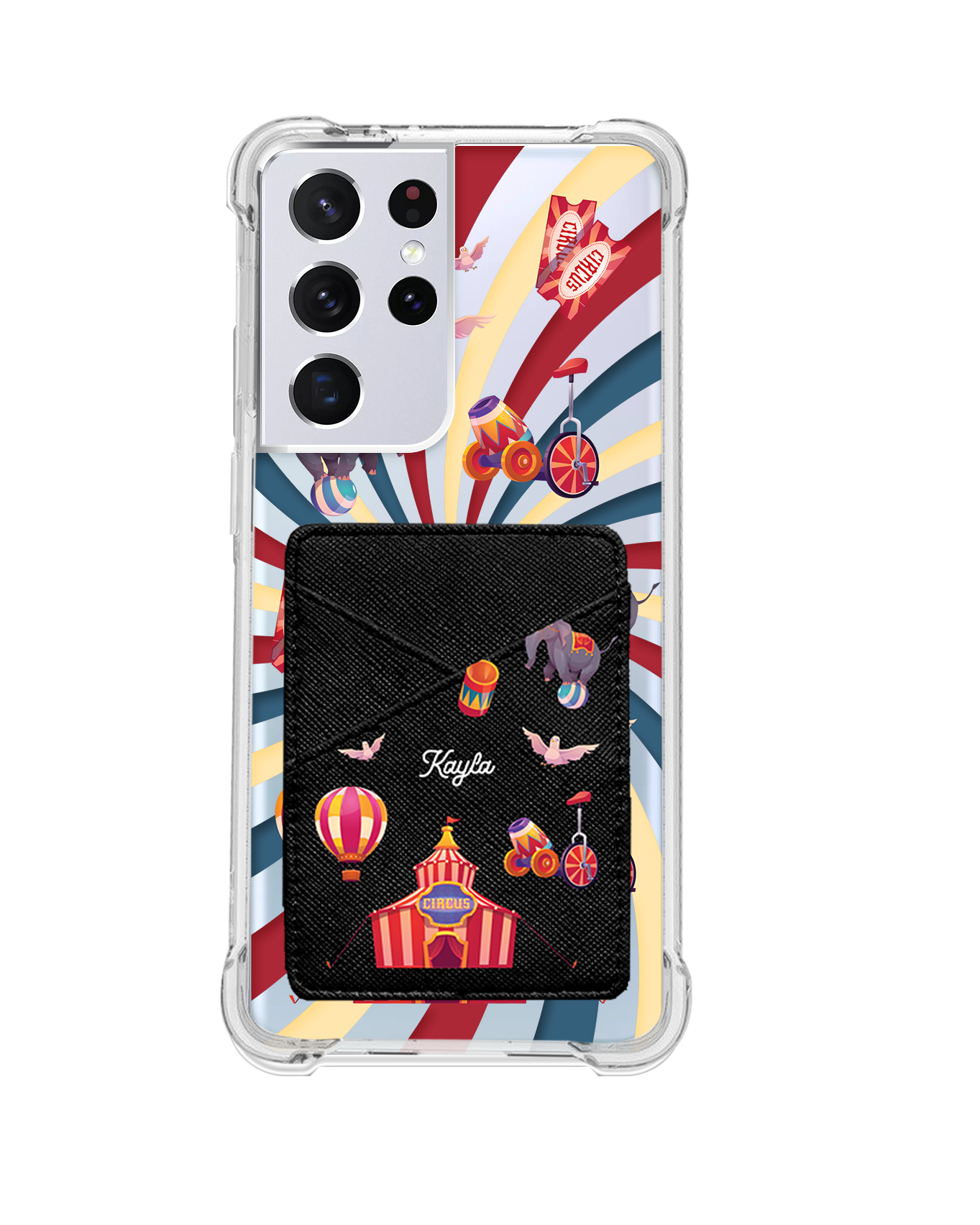 Android Phone Wallet Case - Circus