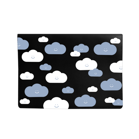 Vegan Leather Sleeve - Clouds