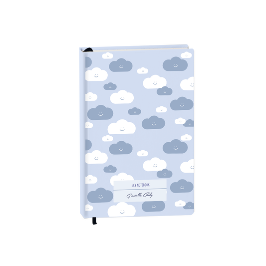 Hardcover Bookpaper Journal - Clouds (with Elastic Band & Bookmark)