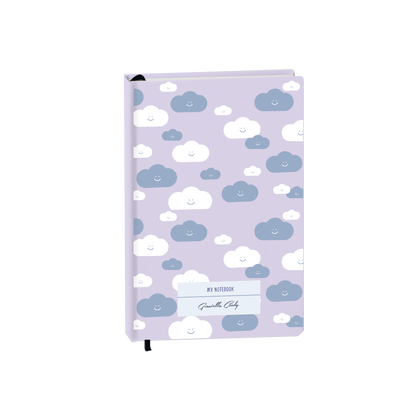 Hardcover Bookpaper Journal - Clouds (with Elastic Band & Bookmark)
