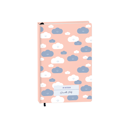 Hardcover Bookpaper Journal - Clouds (with Elastic Band & Bookmark)