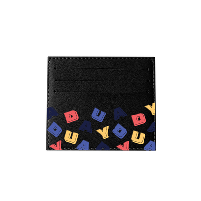 6 Slots Card Holder - Cool Monogram