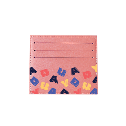 6 Slots Card Holder - Cool Monogram