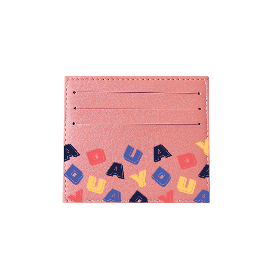 6 Slots Card Holder - Cool Monogram