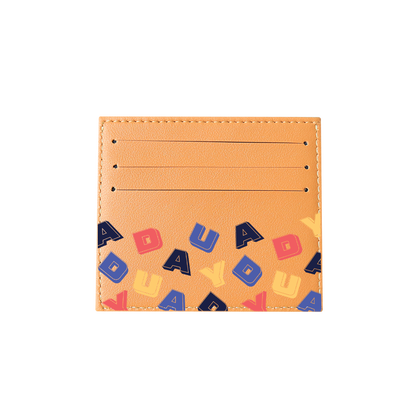 6 Slots Card Holder - Cool Monogram