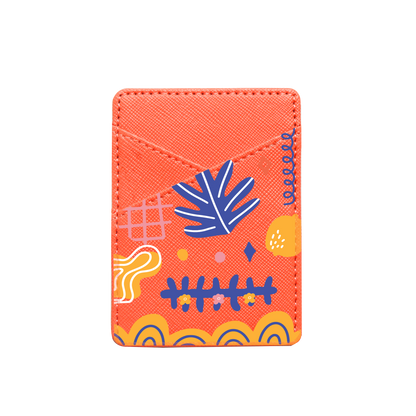 Vegan Leather Pocket Wallet - Spring Has Come