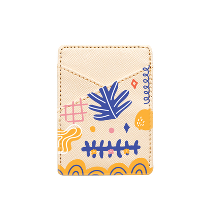 Vegan Leather Pocket Wallet - Spring Has Come