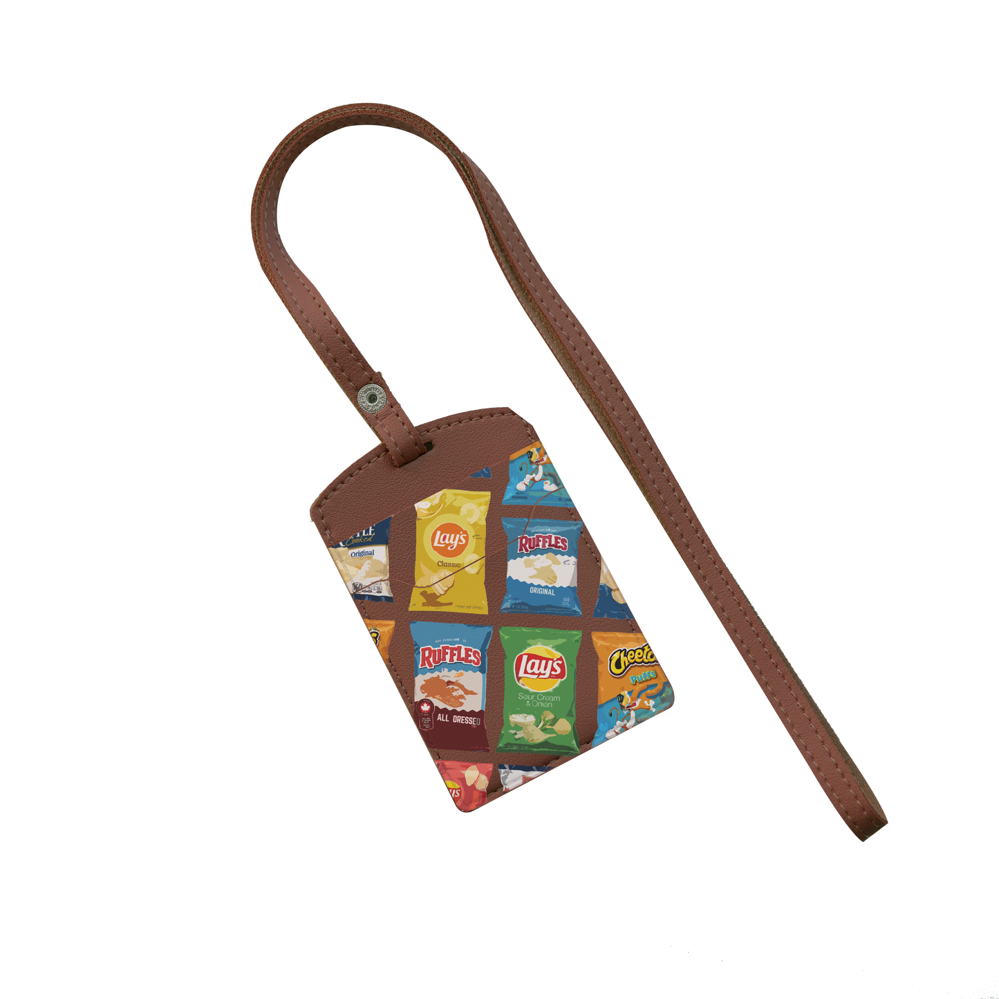 Vegan Leather Lanyard - Crisps