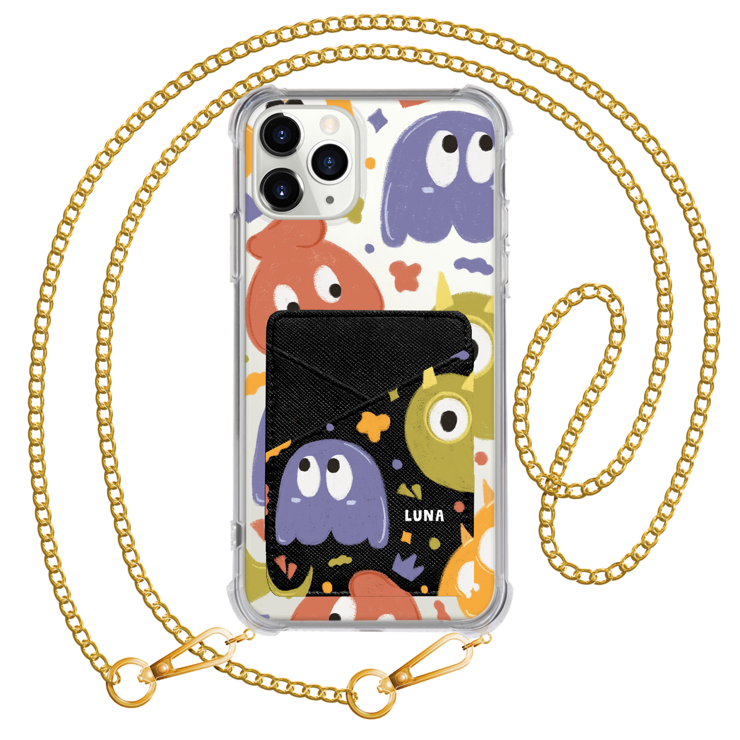 iPhone Phone Wallet Case - Cute Monster 1.0