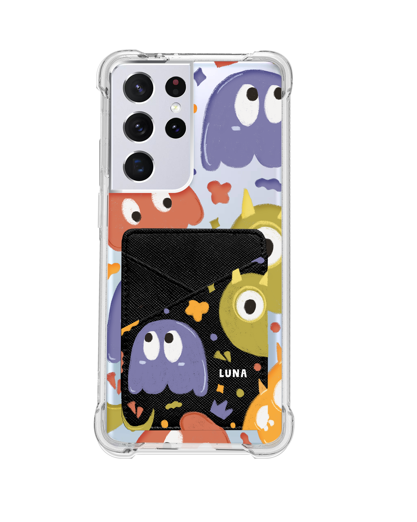 Android Phone Wallet Case - Cute Monster 1.0