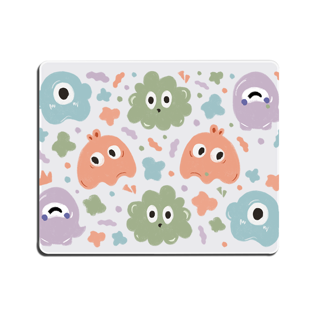 Metal Aluminum Mousepad - Cute Monster 2.0