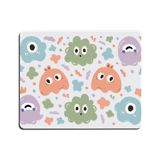 Metal Aluminum Mousepad - Cute Monster 2.0