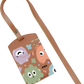 Vegan Leather Lanyard - Cute Monster 2.0