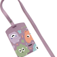 Vegan Leather Lanyard - Cute Monster 2.0