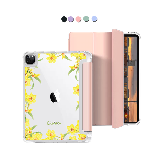iPad Macaron Flip Cover - March Daffodil