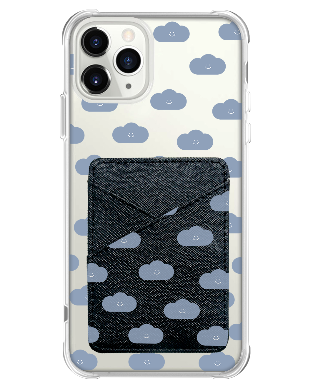 iPhone Phone Wallet Case - Dark Clouds