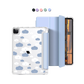 iPad Macaron Flip Cover - Dark Clouds