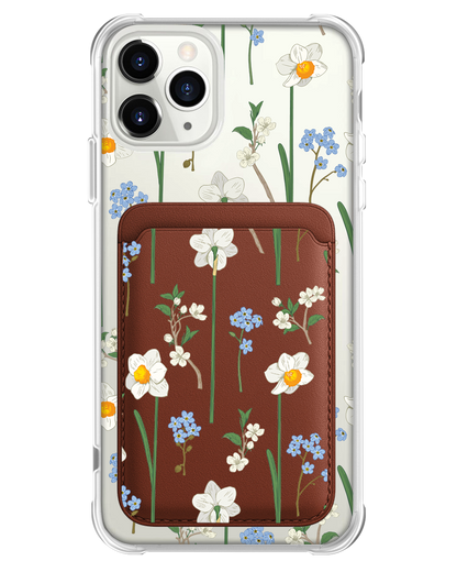 iPhone Magnetic Wallet Case - December Narcissus