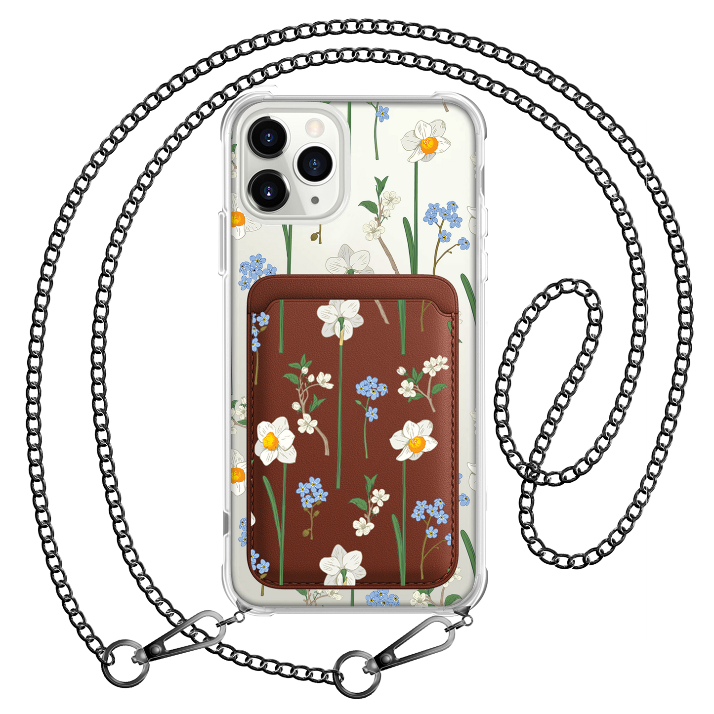 iPhone Magnetic Wallet Case - December Narcissus