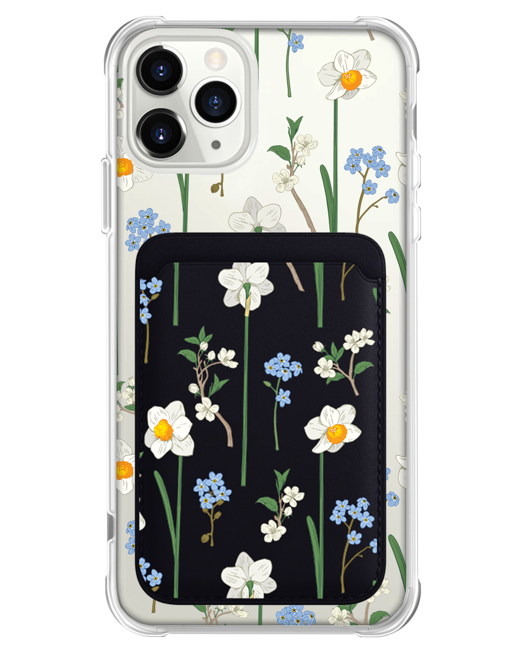 iPhone Magnetic Wallet Case - December Narcissus