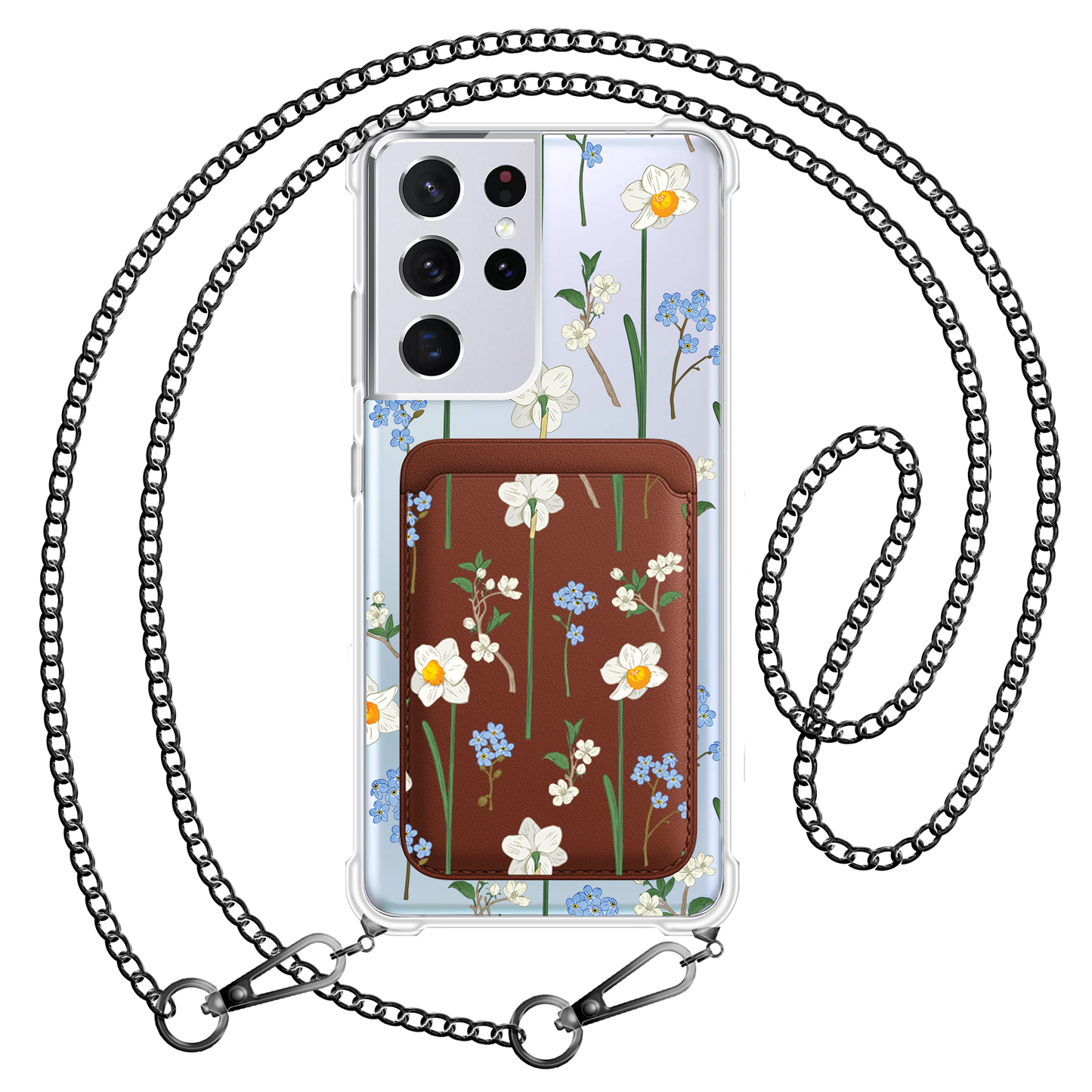 Android Magnetic Wallet Case - December Narcissus