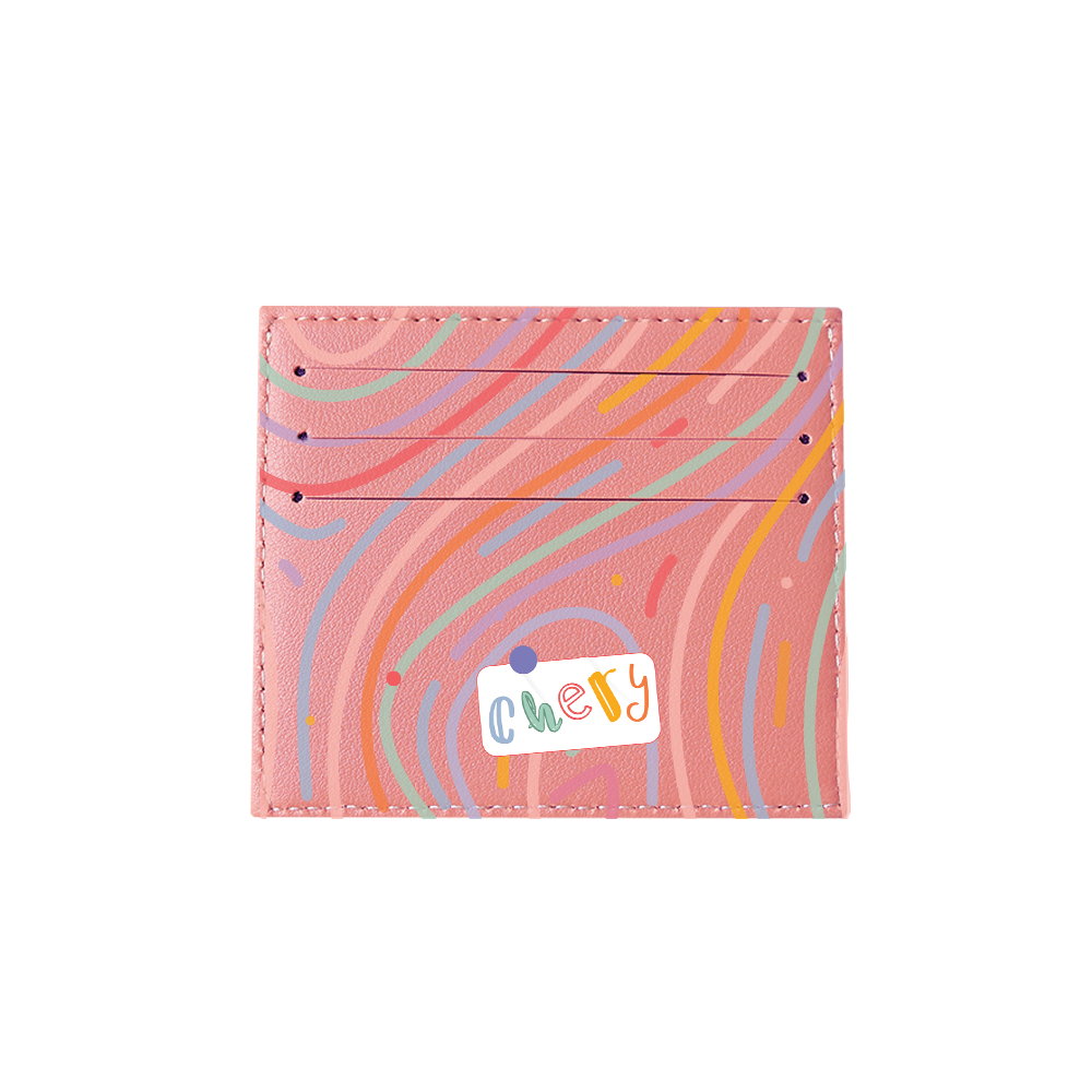 6 Slots Card Holder - Doodle 2.0 Monogram