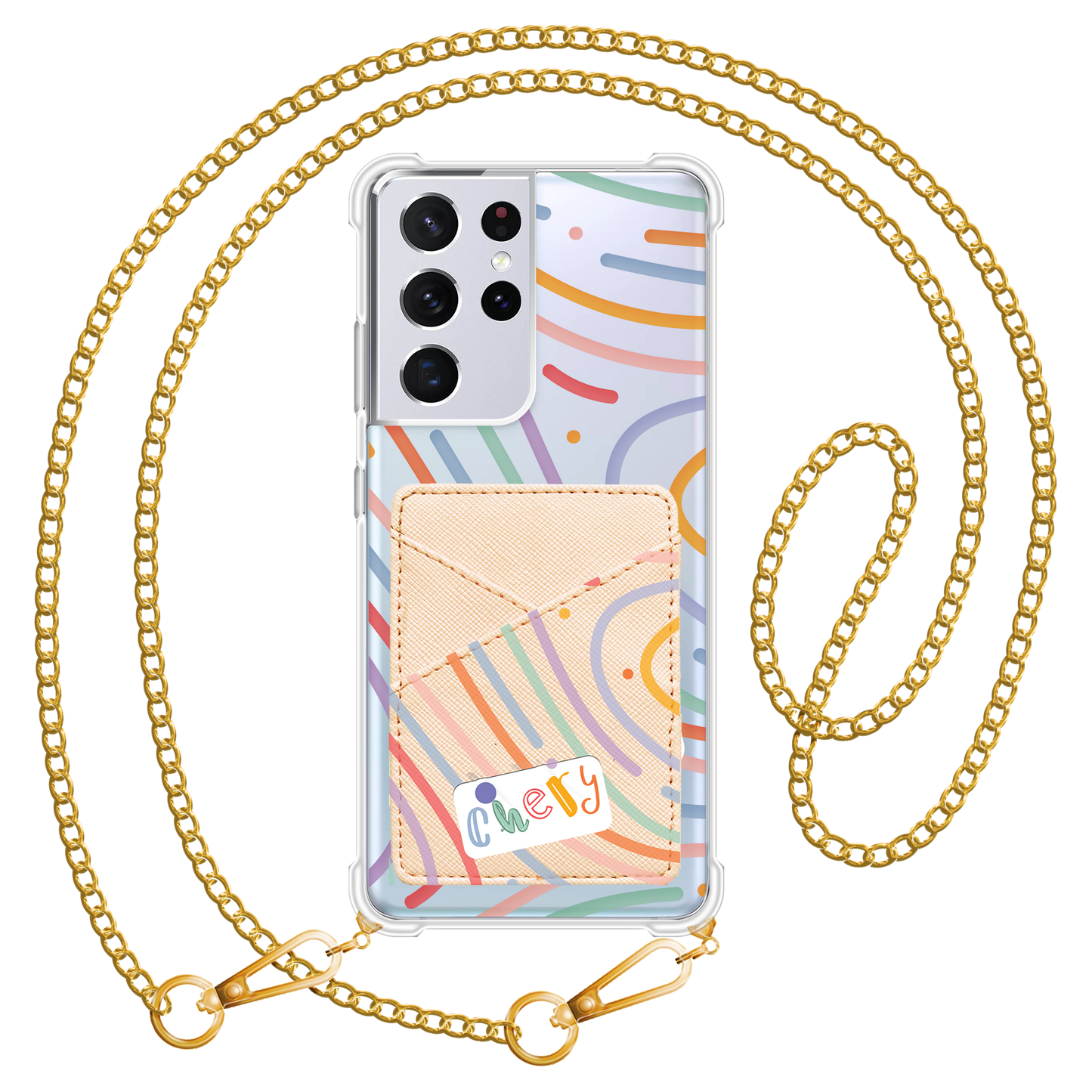 Android Phone Wallet Case - Doodle 2.0 Monogram