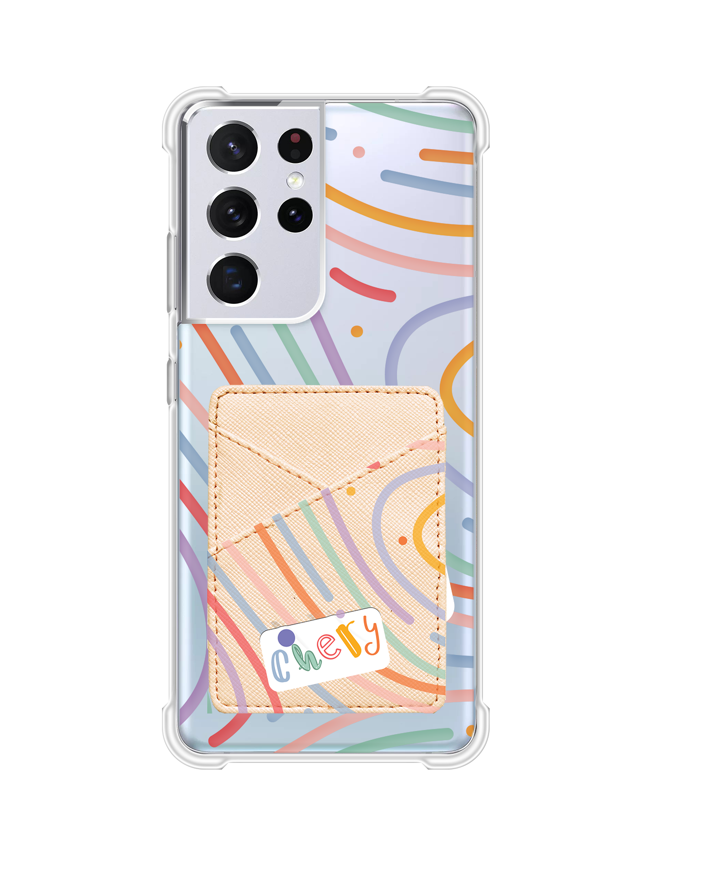 Android Phone Wallet Case - Doodle 2.0 Monogram