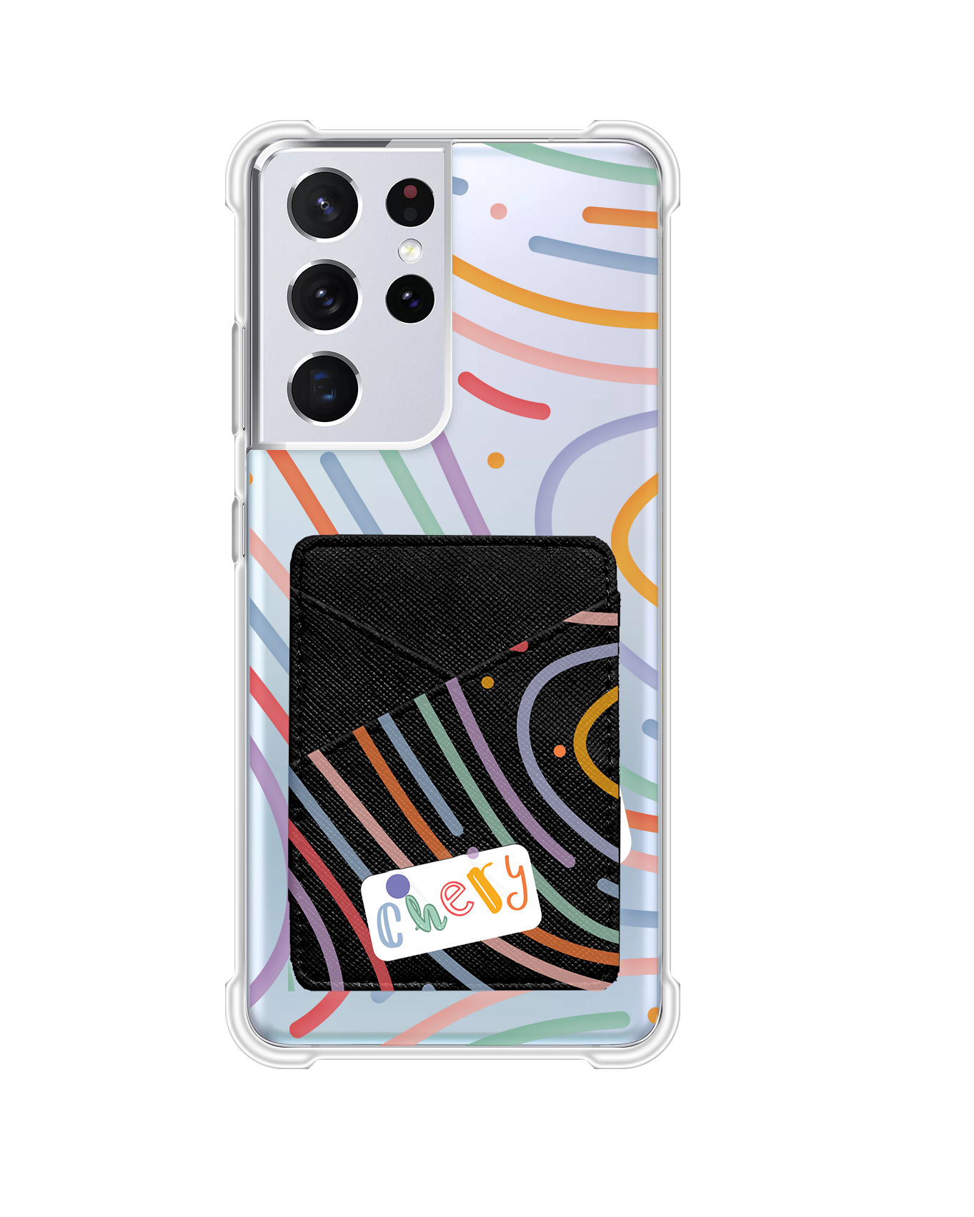 Android Phone Wallet Case - Doodle 2.0 Monogram