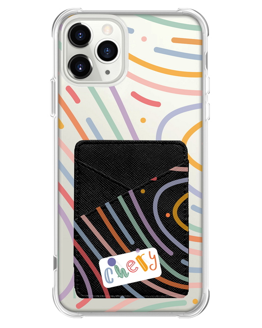 iPhone Phone Wallet Case - Doodle 2.0 Monogram