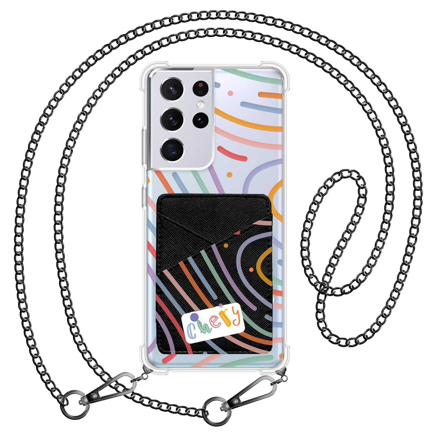 Android Phone Wallet Case - Doodle 2.0 Monogram