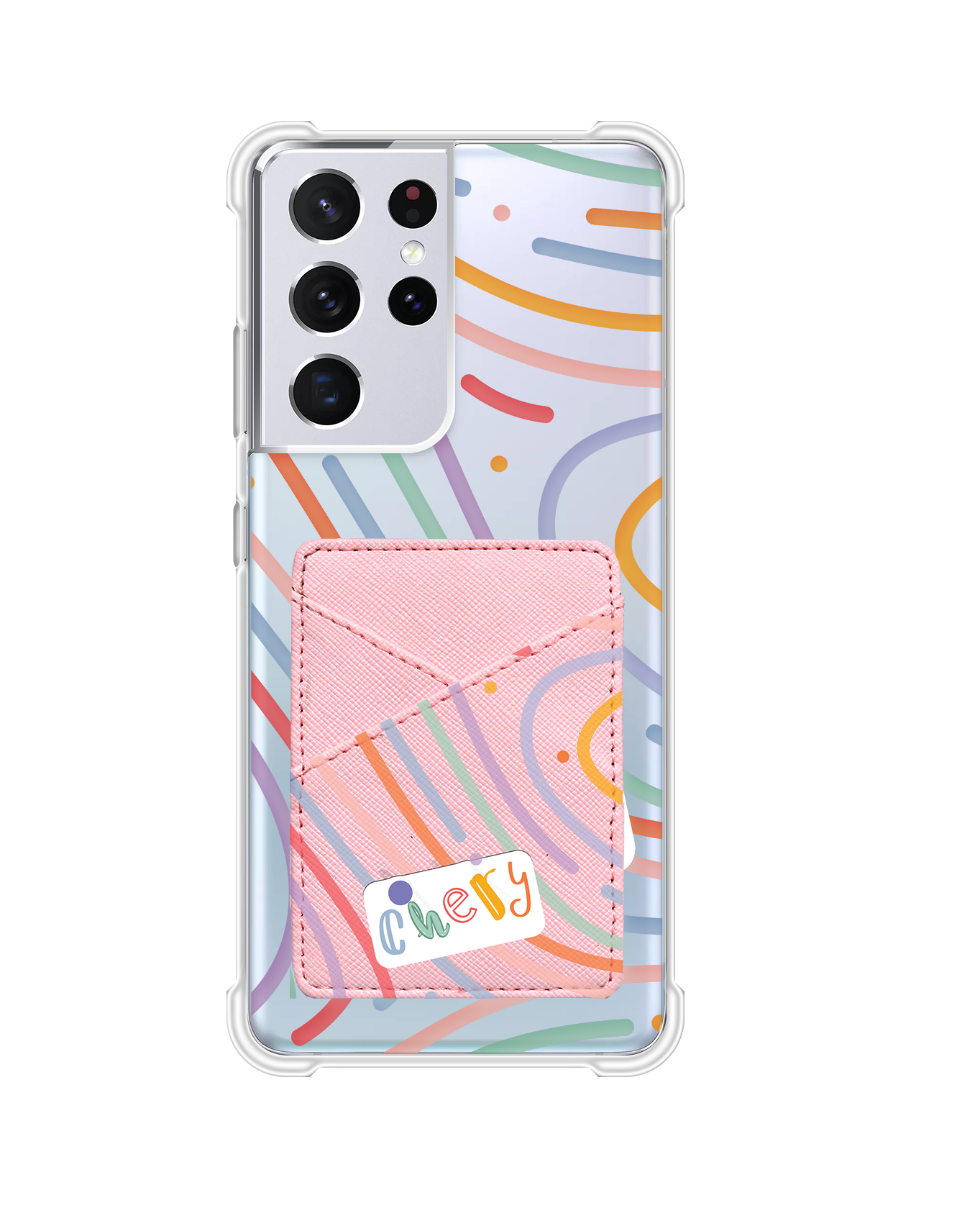 Android Phone Wallet Case - Doodle 2.0 Monogram