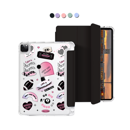 iPad Macaron Flip Cover - Enhypen Sticker Pack