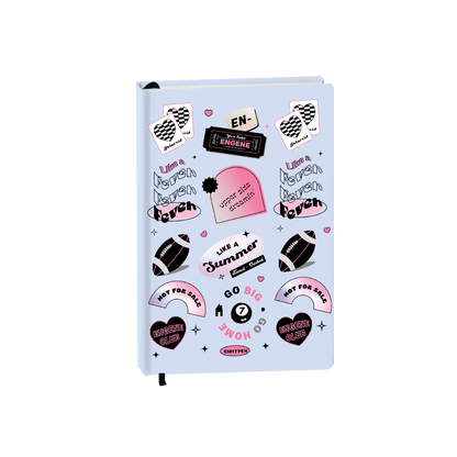 Hardcover Bookpaper Journal - Enhypen (with Elastic Band & Bookmark)