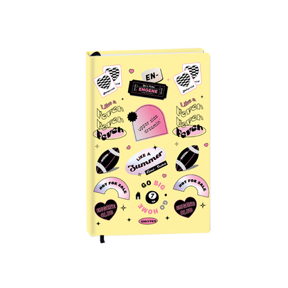 Hardcover Bookpaper Journal - Enhypen (with Elastic Band & Bookmark)