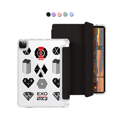 iPad Macaron Flip Cover - EXO Sticker Pack