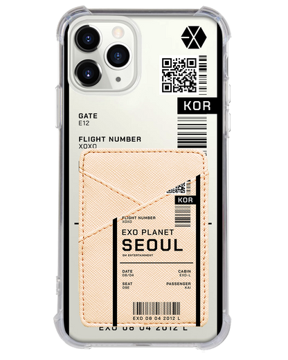 iPhone Phone Wallet Case - EXO Planet Ticket