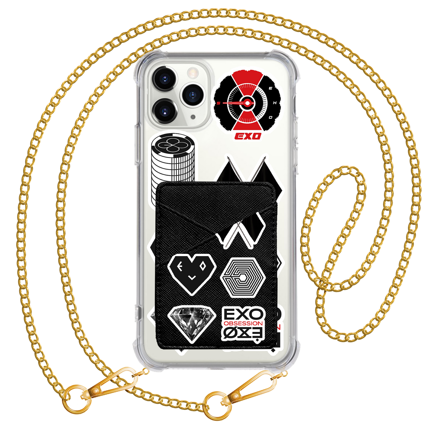 iPhone Phone Wallet Case - EXO Sticker Pack