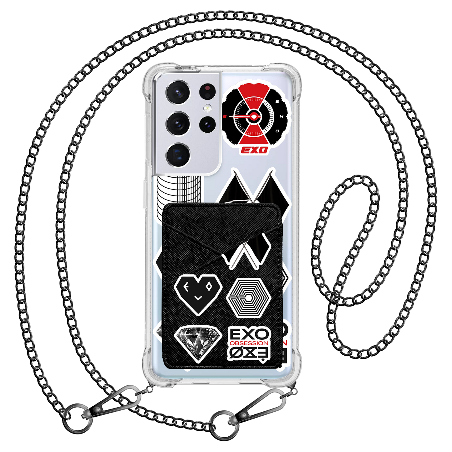 Android Phone Wallet Case - EXO Sticker Pack